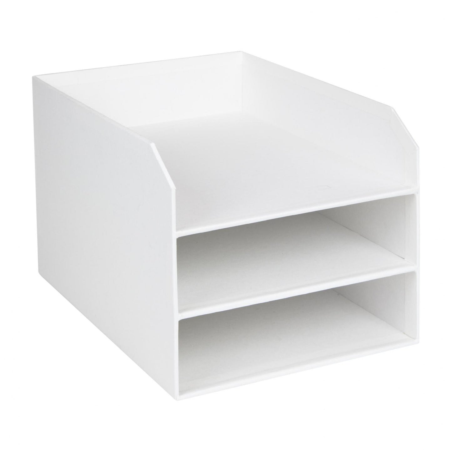 TREY 3-Tier Letter Tray- White