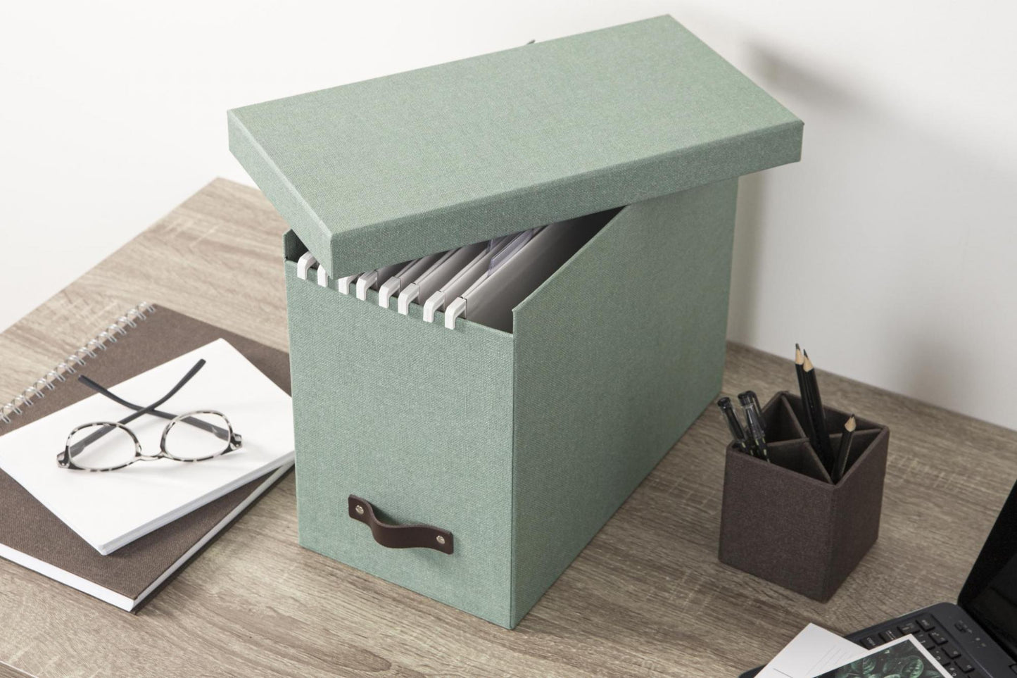 Johan File Box- Soft Teal