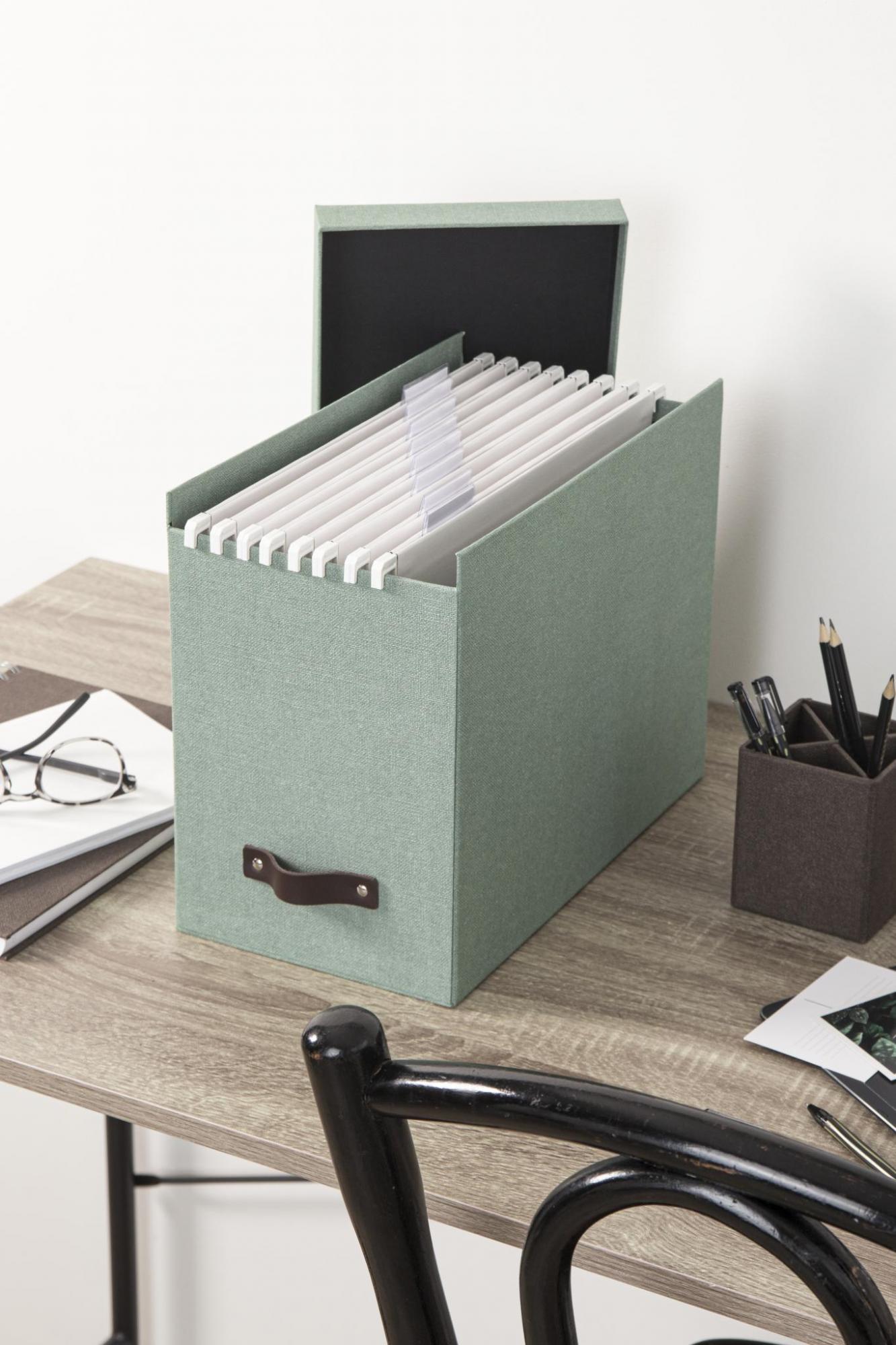 Johan File Box- Soft Teal