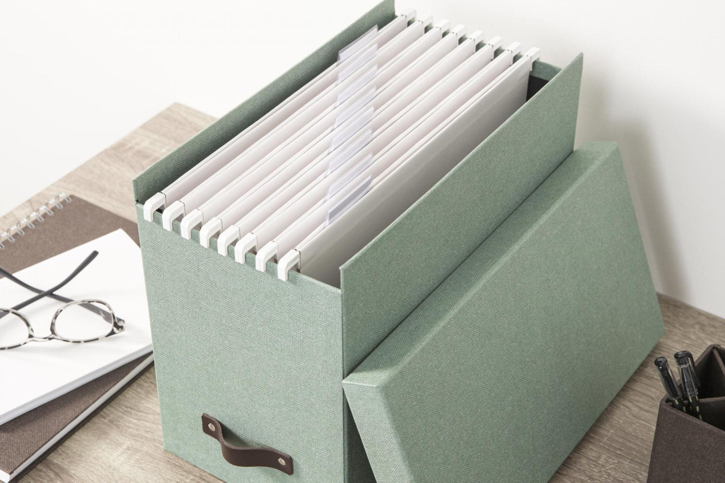 Johan File Box- Soft Teal