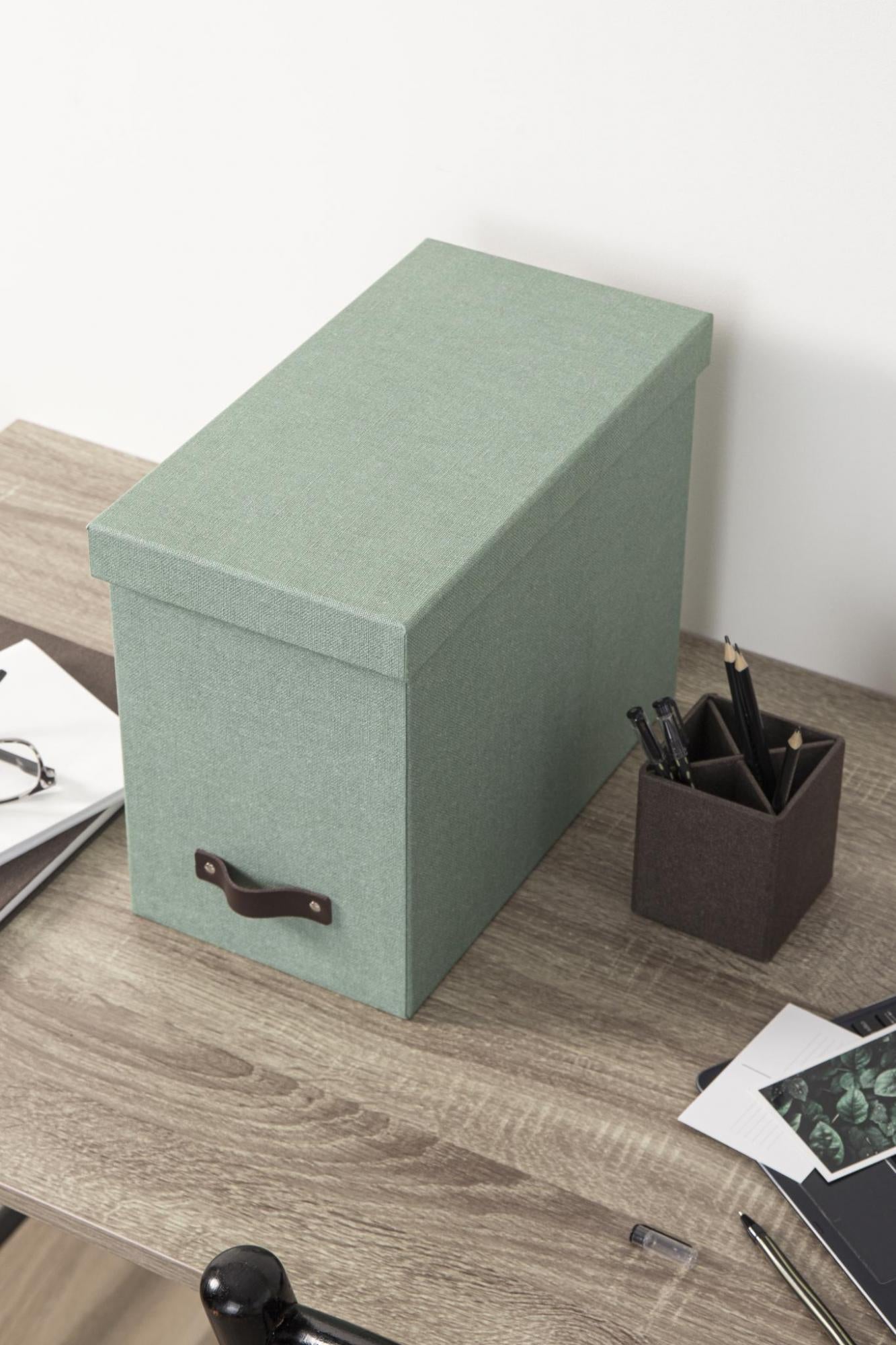 Johan File Box- Soft Teal