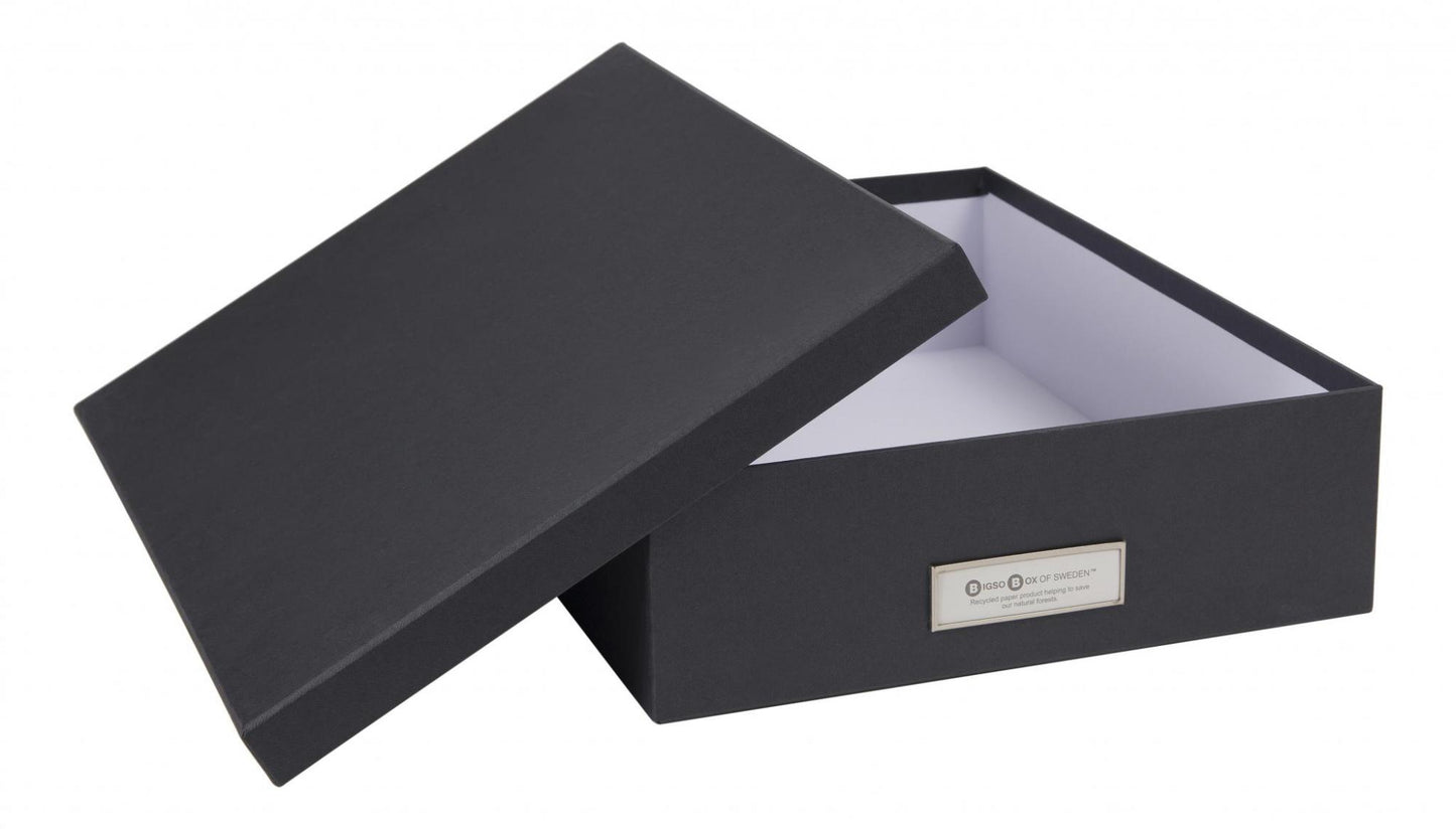 OSKAR Document box- Dark Grey