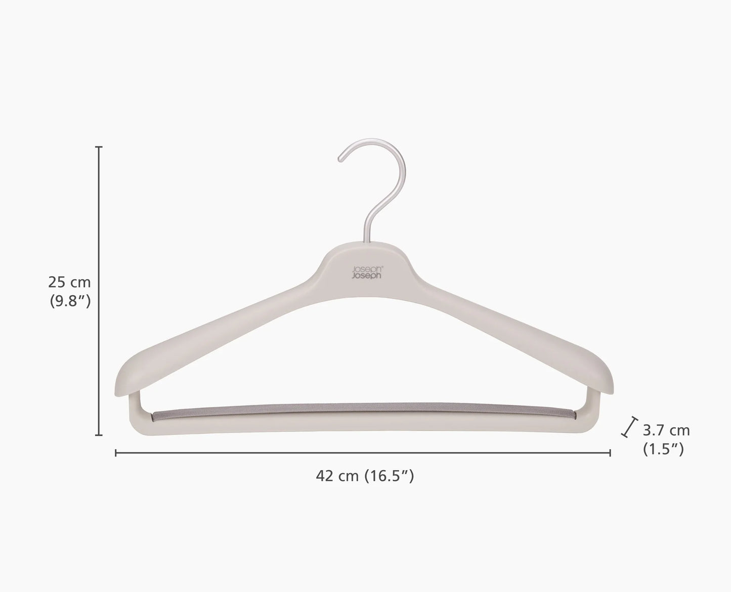 Orderly™ Set of 2 Ecru Suit & Coat Hangers