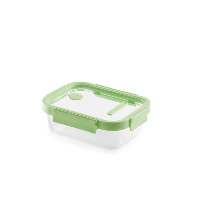 Glass Leakproof Container Rectangular, 640 ml