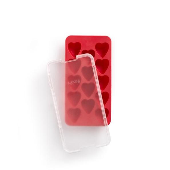 Heart Ice Cube Tray With Lid