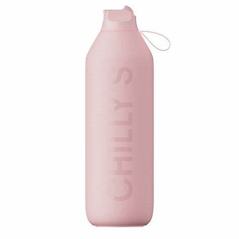 Chilly's Series 2 Insulated Flip Sports Bottle 1L - Pink