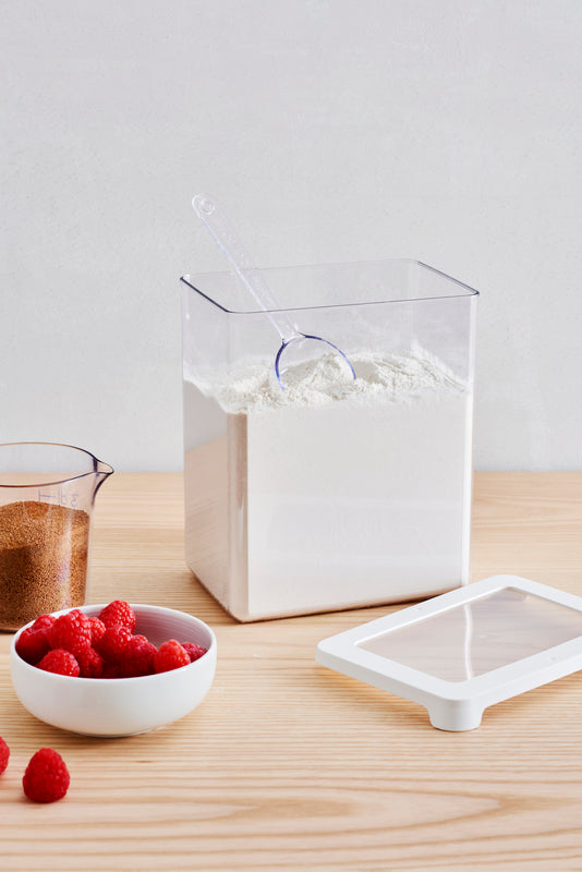 Smart Store Vision 3.5L Food Container - Transparent/White