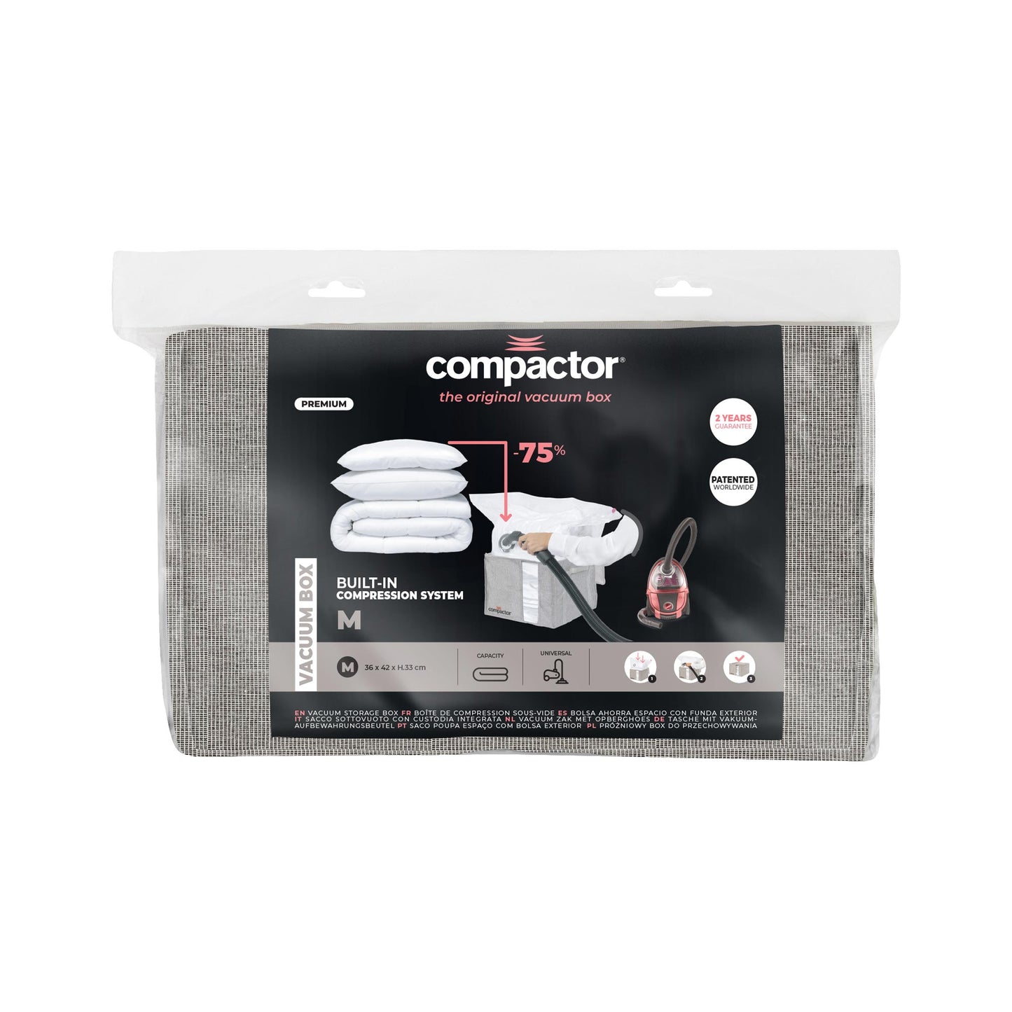 Compactor Oxford Vacuum Storage Box - Size M