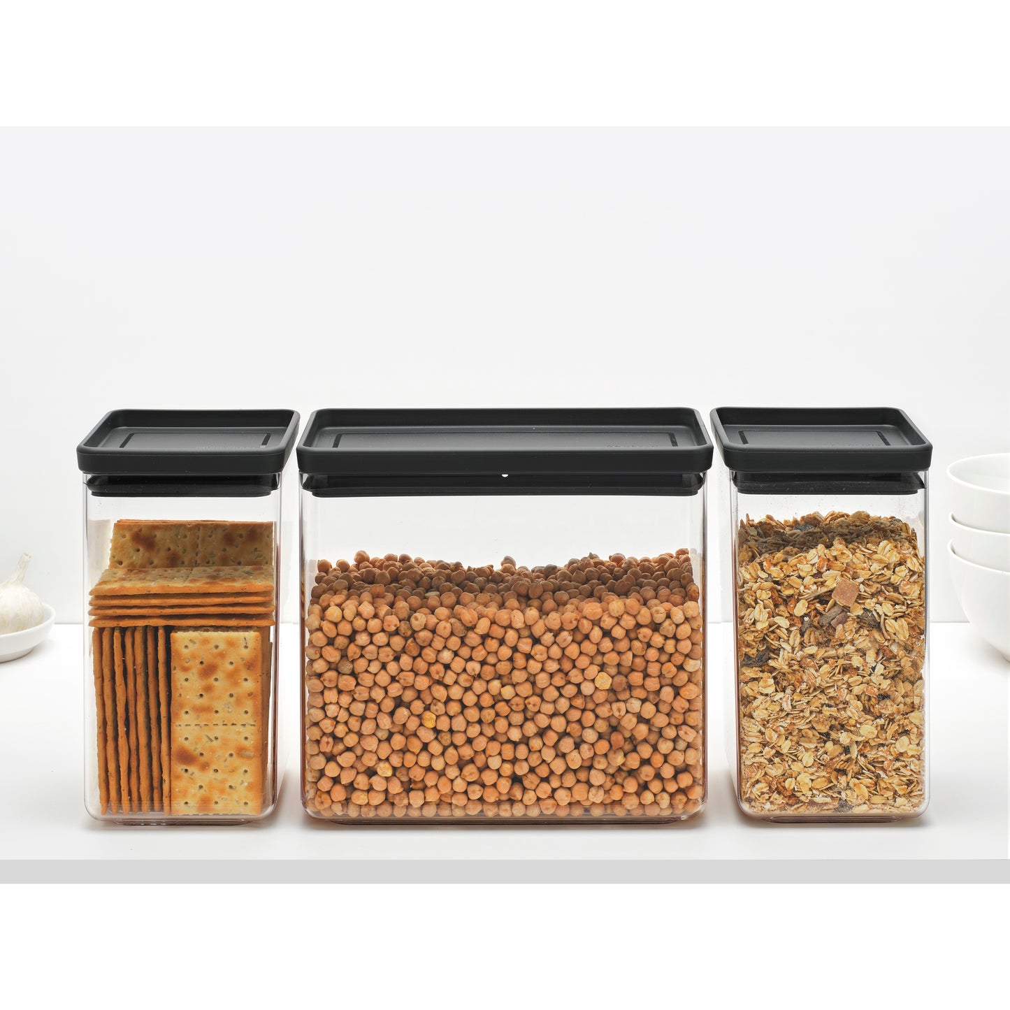 Stackable Cannisters- Set of 3