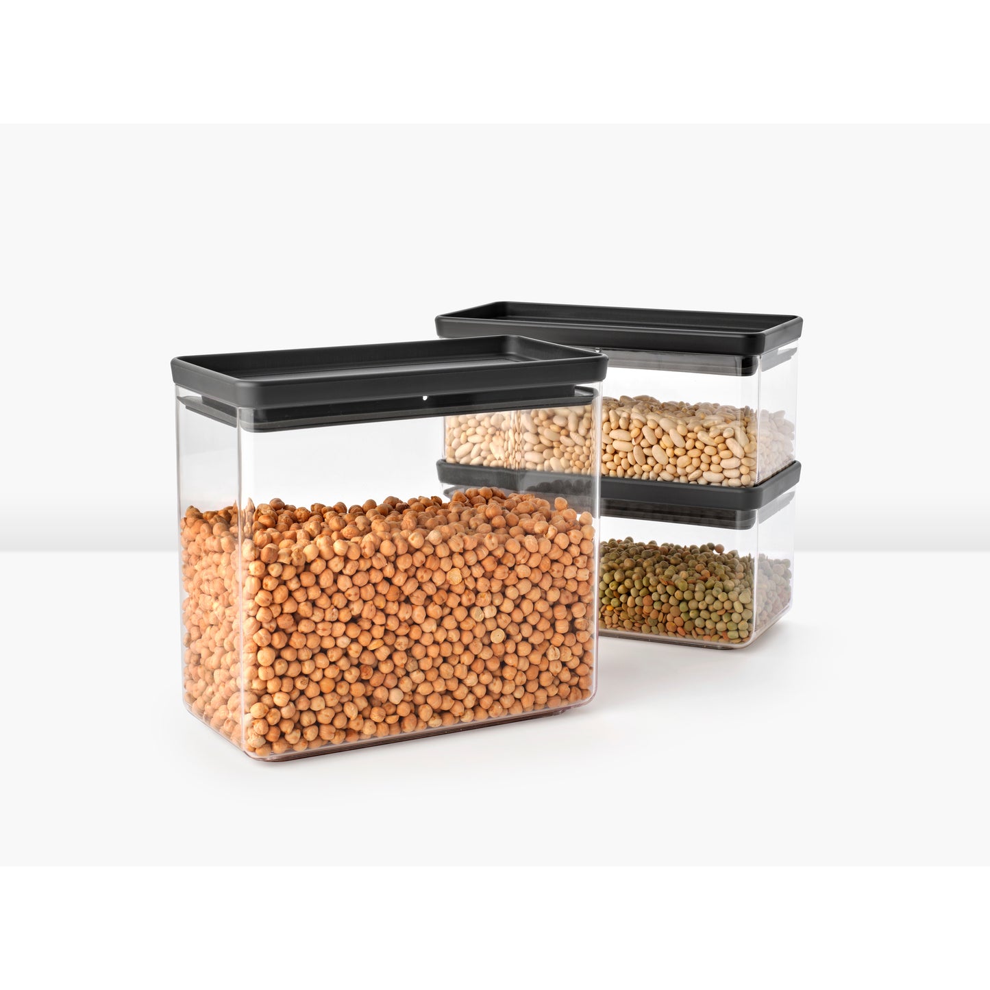 Stackable Cannisters - Set of 3 - 1.5L & 3.5L