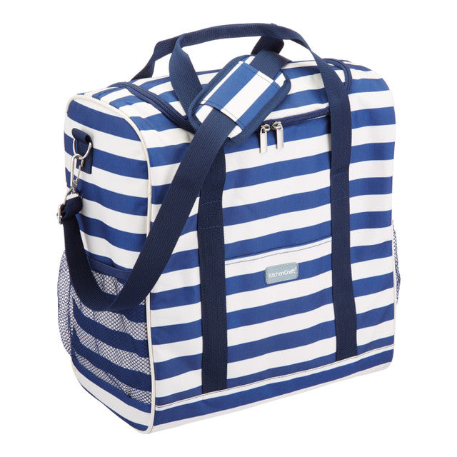 Nautical-Striped Family Cool Bag-Large