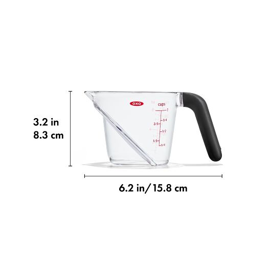 Angled Measuring Cup- 1 or 2 Cup