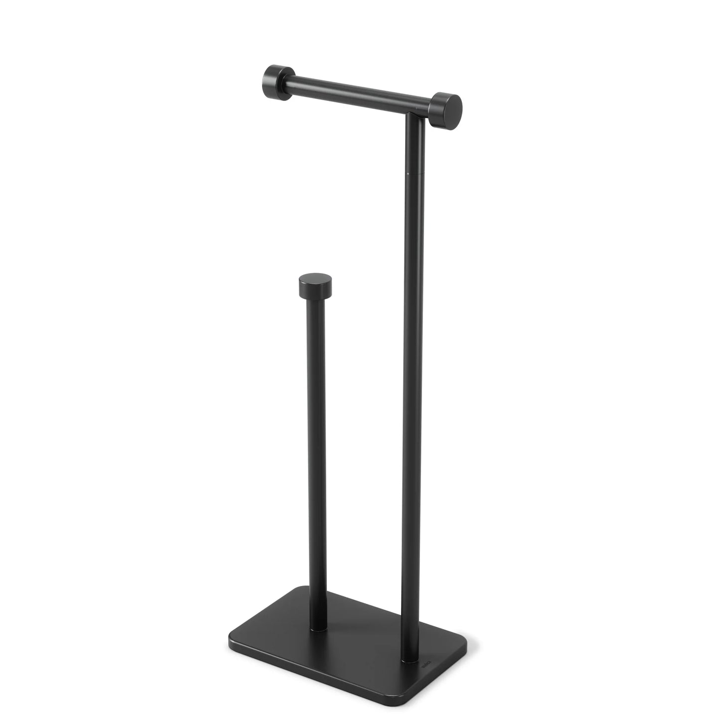 Cappa Toilet Paper Holder & Reserve-Black