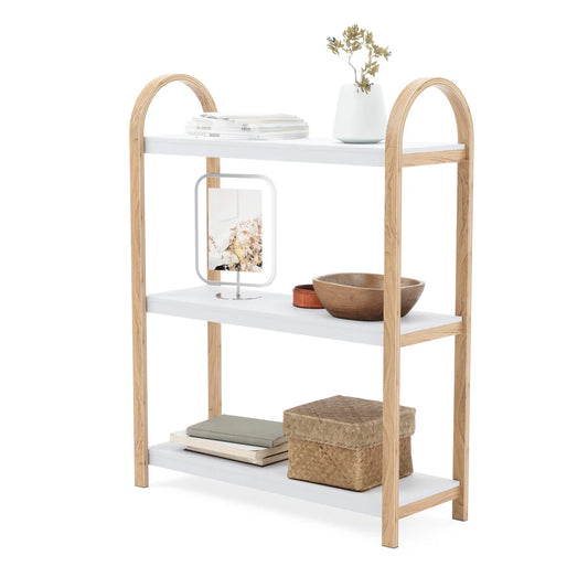 Bellwood Freestand Shelf - 3 Tier - White/Natural