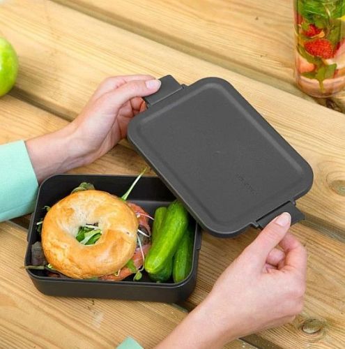 Make & Take Lunch Box Bento - 1.1 L -  Dark Grey