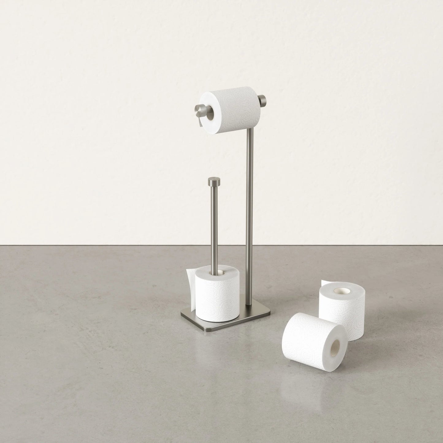 Cappa Toilet Paper Holder & Reserve-Nickle