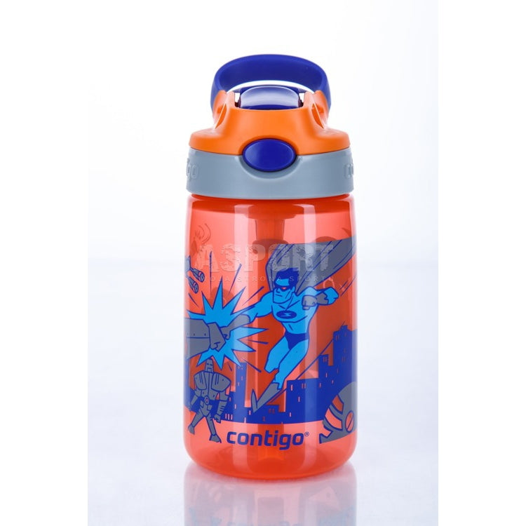 Gizmo Flip Kids Water Bottle With Straw 420ml - Superhero