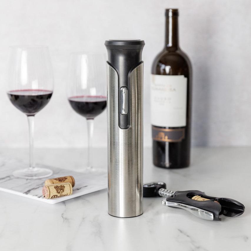 Stainless Steel Electric Corkscrew