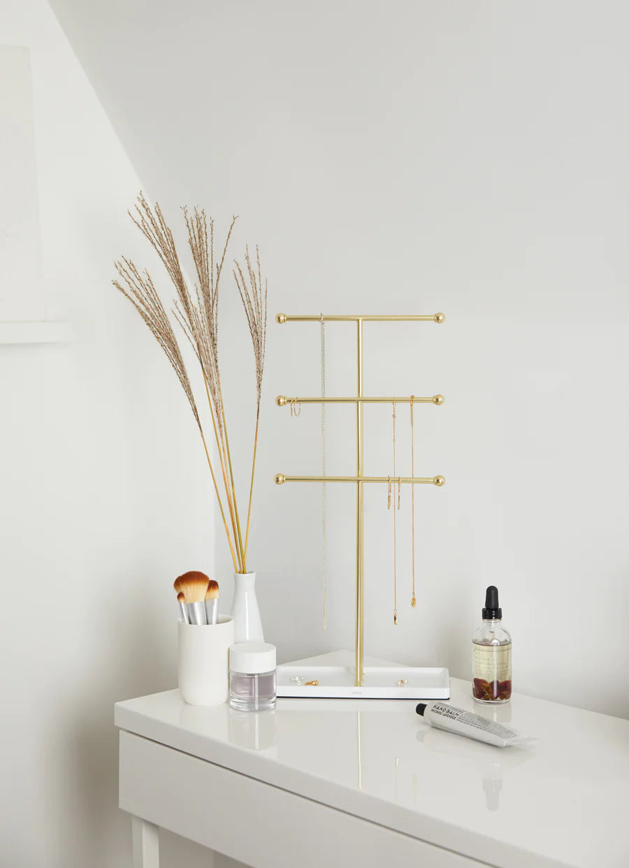 Trigem Jewellery Stand Brass