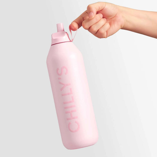 Chilly's Series 2 Insulated Flip Sports Bottle 1L - Pink