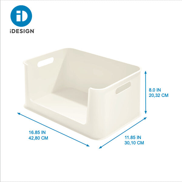 Open Front Stackable Bin- Large