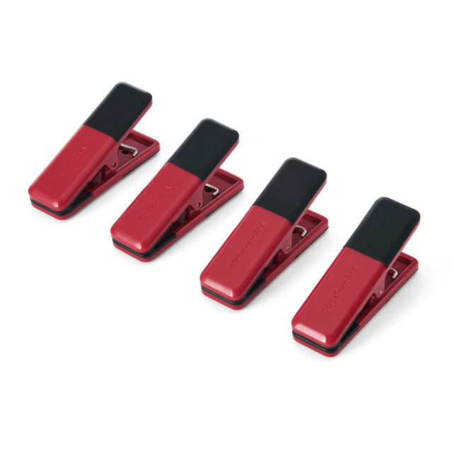 KitchenAid 4pc Small Kitchen Clips Set – Empire Red