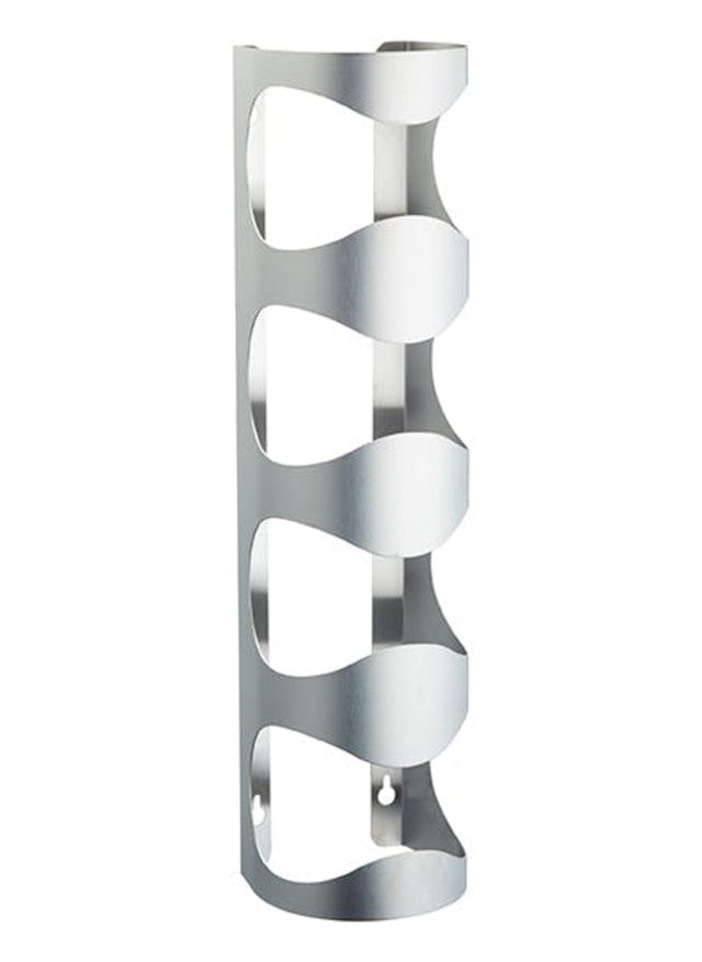 Wall Mounted Stainless Steel 4 Bottle Wine Rack