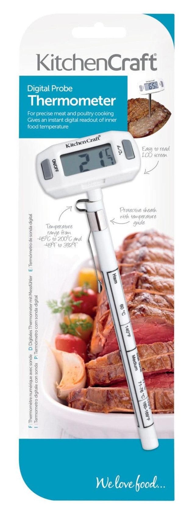 KitchenCraft Digital Probe Thermometer