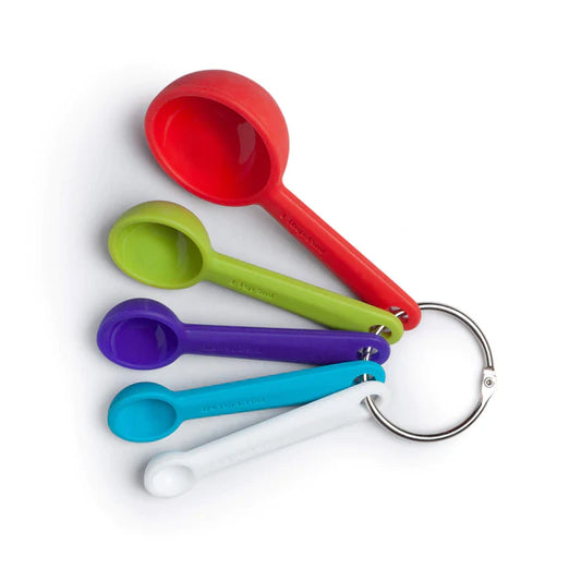 Silicone Measuring Spoon Set Colours