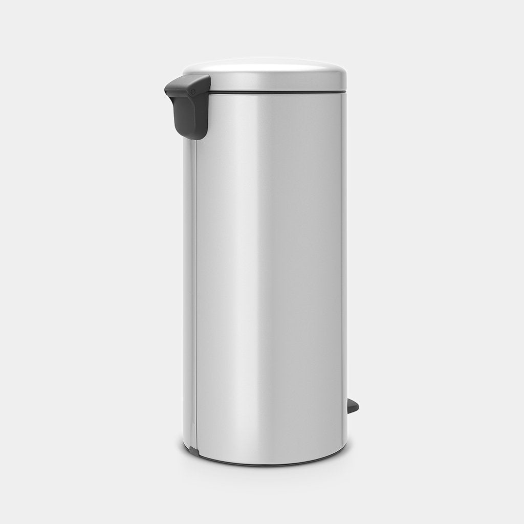 Pedal Bin Newicon 30L Metallic Grey - The Organised Store