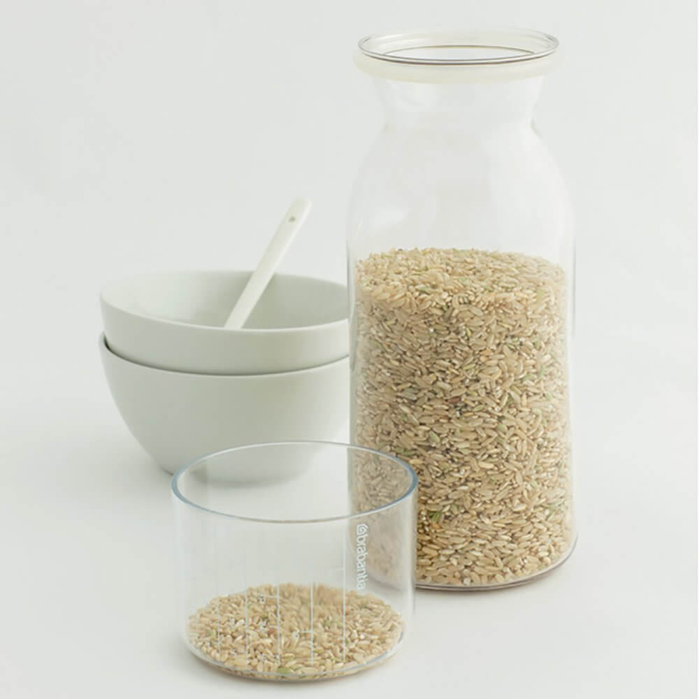 Storage Jar With Measuring Cup 1.3L - The Organised Store