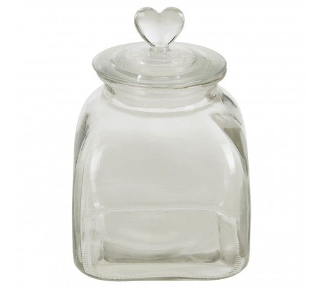 Valentine Glass Storage Jar-Various Sizes