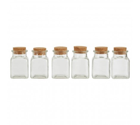 Tromso Set of 6 Glass Jars- Various Options