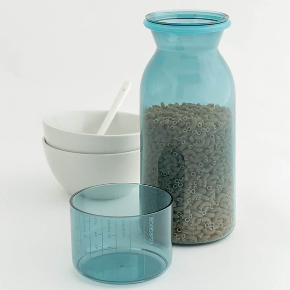 Storage Jar With Measuring Cup 1.3L - The Organised Store