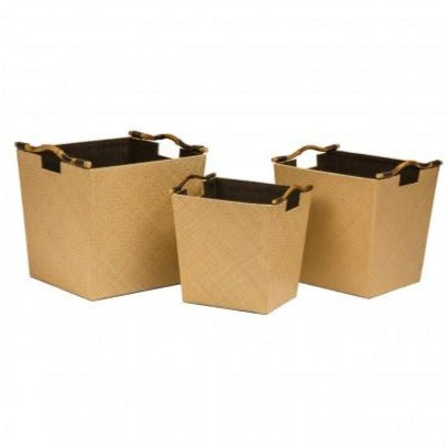 Pandanus Natural Storage Baskets