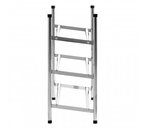 Chrome 3  Tier Extendable Shoe Rack