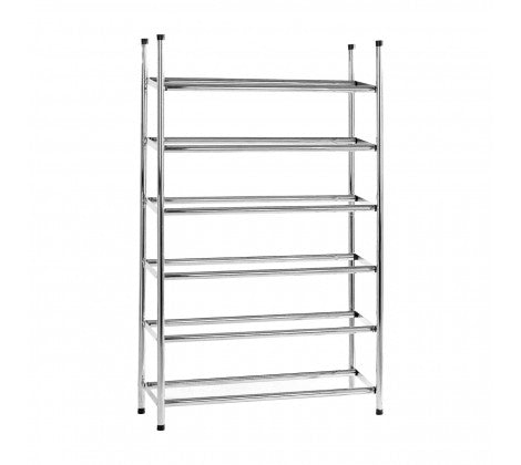 Chrome 6 Tier Extendable Shoe Rack