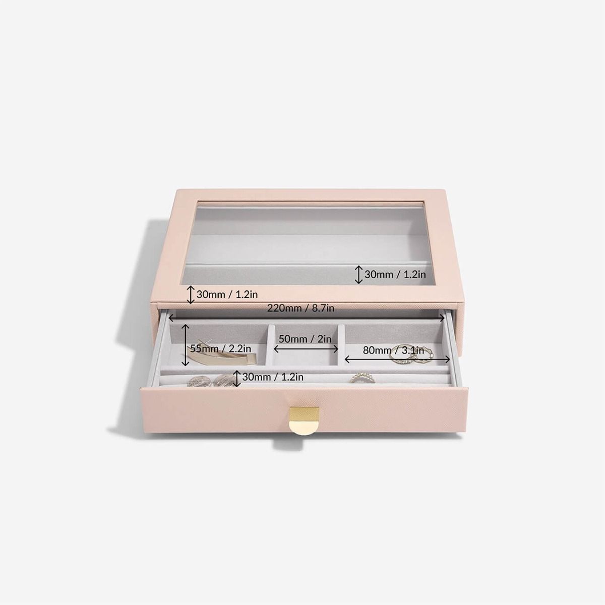 Classic Drawer Set of 3- Blush or Taupe