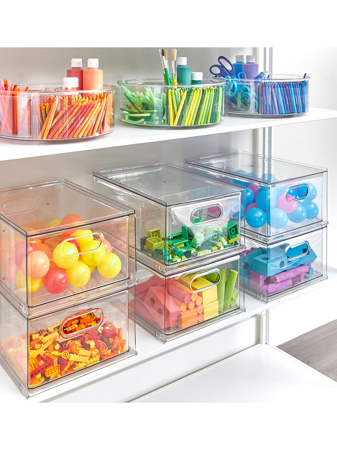 The Home Edit- Divided Fridge Drawer