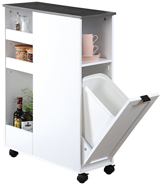 Slim Shelf with Bin