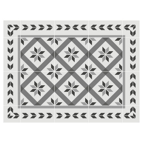 Place Mat 30cm x 40cm - Tile Grey