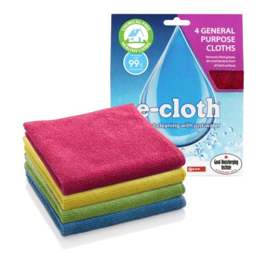 E-Cloth General Purpose Cloths 4pk - The Organised Store