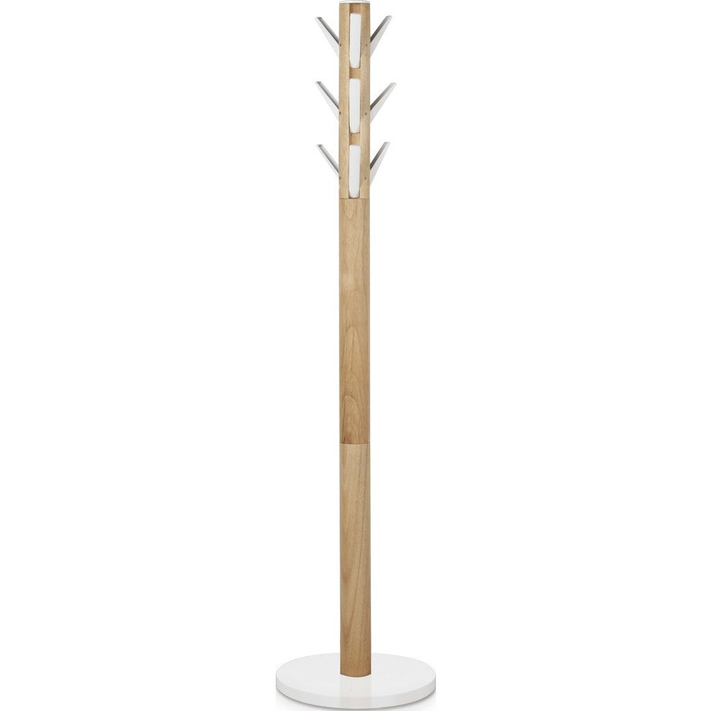 Flapper Coat Rack- White/Natural