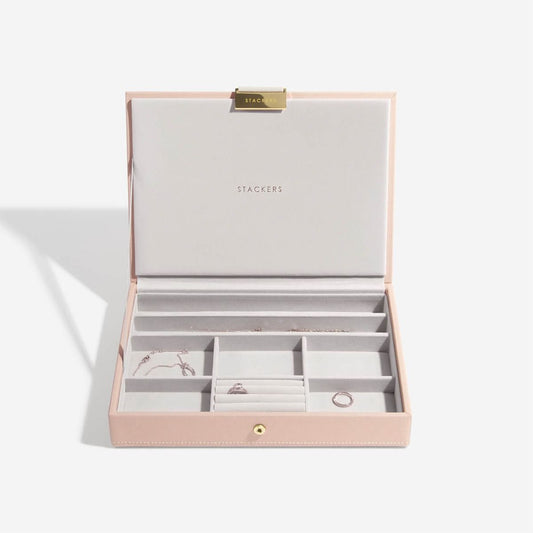 Classic Jewellery Box Lid- Blush & Champaign Gold