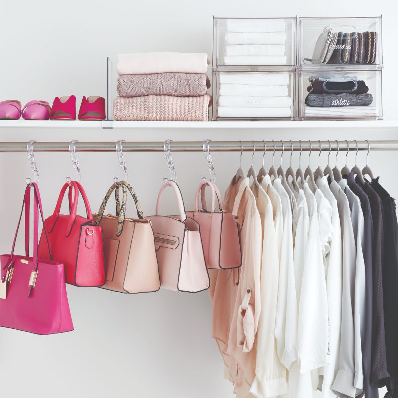 The home edit handbag hangers deals