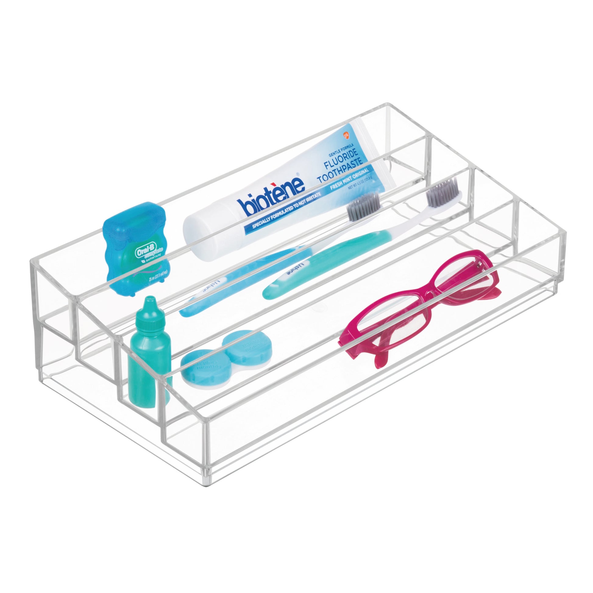 Cosmetic Organizer with 4 Departments - The Organised Store