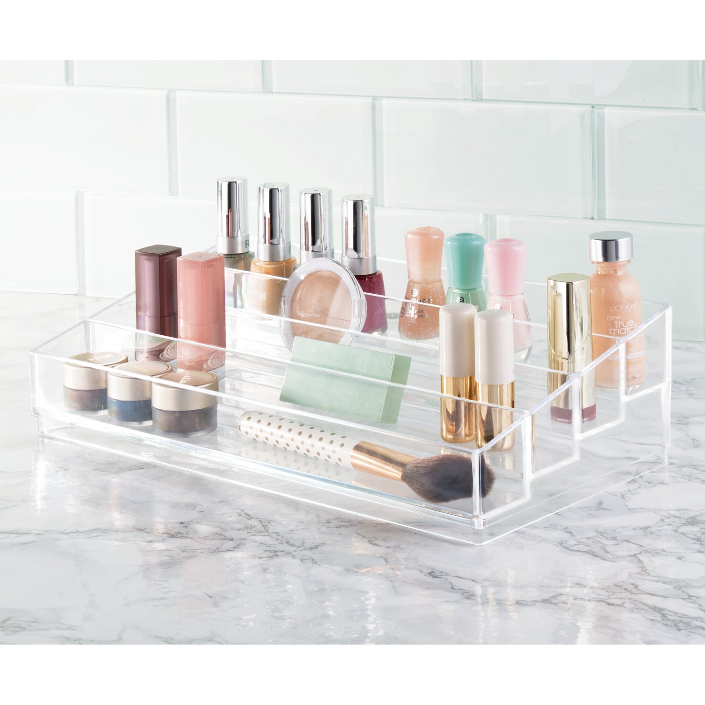 Cosmetic Organizer with 4 Departments - The Organised Store