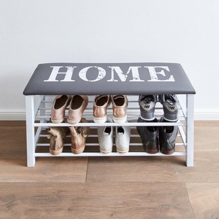 Shoe Rack W/ Cushion Home