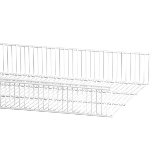 Ventilated Shelf Basket White - The Organised Store