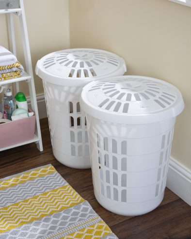 Deluxe Round Laundry Hamper